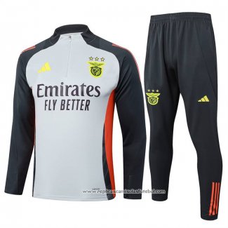 Sueter de Treinamento Benfica 2024-2025 Cinza