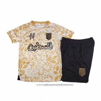 Camisola Palestina Special 2025-2026 Crianca Amarelo