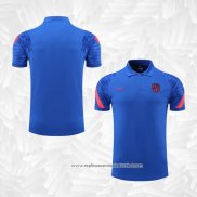 Camisola Polo del Atletico Madrid 2022-2023 Azul