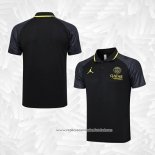 Camisola Polo del Paris Saint-Germain Jordan 2023-2024 Preto