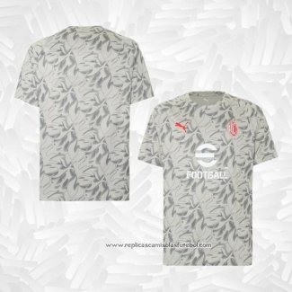 Camisola Pre Match del AC Milao 2025-2026 Cinza