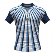 Camisola Pre Match del Argentina 2026 Azul Branco