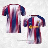 Camisola Pre Match del Barcelona 2023 Azul y Vermelho