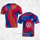 Camisola Pre Match del Estados Unidos 2024 Azul y Vermelho