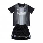 Camisola 1º Paris Saint-Germain Goleiro 2025-2026 Crianca Preto