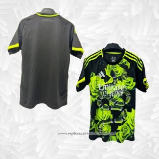 Camisola Real Madrid Dragon 2025-2026 Preto Verde Tailandia