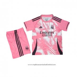Camisola Real Madrid Special 2025-2026 Crianca Rosa