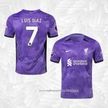 Camisola 3º Liverpool Jogador Luis Diaz 2023-2024