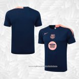 Camisola de Treinamento Barcelona 2025-2026 Azul Rosa