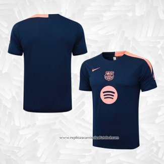 Camisola de Treinamento Barcelona 2025-2026 Azul Rosa