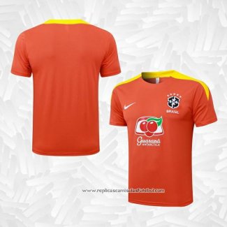 Camisola de Treinamento Brasil 2025-2026 Laranja