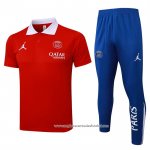 Conjunto Polo del Paris Saint-Germain 2024-2025 Vermelho