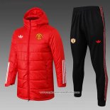 Conjunto de Agasalho Manchester United 2025-2026 Vermelho