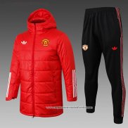 Conjunto de Agasalho Manchester United 2025-2026 Vermelho