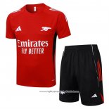 Fato de Treino Arsenal 2025-2026 Manga Curta Vermelho - Calcas Curta