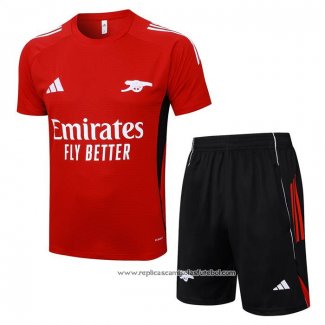 Fato de Treino Arsenal 2025-2026 Manga Curta Vermelho - Calcas Curta
