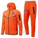 Fato de Treino Hoodie Atletico Madrid 2022-2023 Laranja