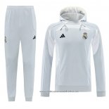 Fato de Treino Hoodie Real Madrid 2025 Cinza