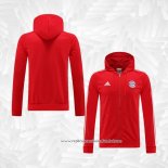 Jaqueta Hoodie Bayern de Munique 2022-2023 Vermelho