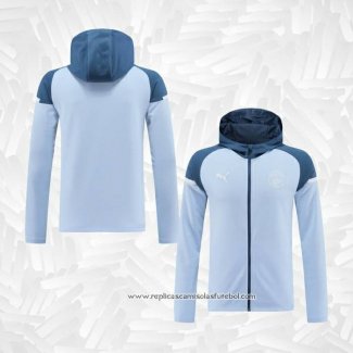 Jaqueta Hoodie Manchester City 2024-2025 Azul