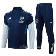 Jaqueta de Treinamento Arsenal 2025-2026 Crianca Azul Oscuro