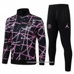 Jaqueta de Treinamento Paris Saint-Germain 2025-2026 Crianca Preto Rosa