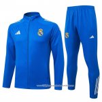 Jaqueta de Treinamento Real Madrid 2025-2026 Azul Claro