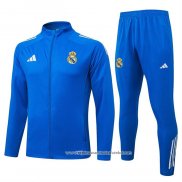 Jaqueta de Treinamento Real Madrid 2025-2026 Azul Claro