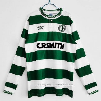 Retro Camisola 1º Celtic 1987-1988 Manga Comprida