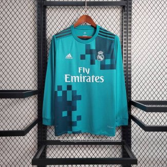 Retro Camisola 3º Real Madrid 2017-2018 Manga Comprida