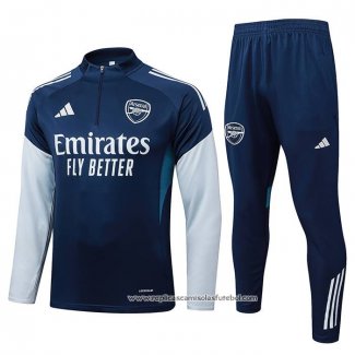 Sueter de Treinamento Arsenal 2025-2026 Azul Cinza