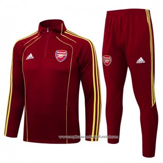 Sueter de Treinamento Arsenal 2025-2026 Vermelho Amarelo