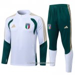 Sueter de Treinamento Italia 2025-2026 Crianca Branco