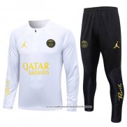 Sueter de Treinamento Paris Saint-Germain Jordan 2023-2024 Branco