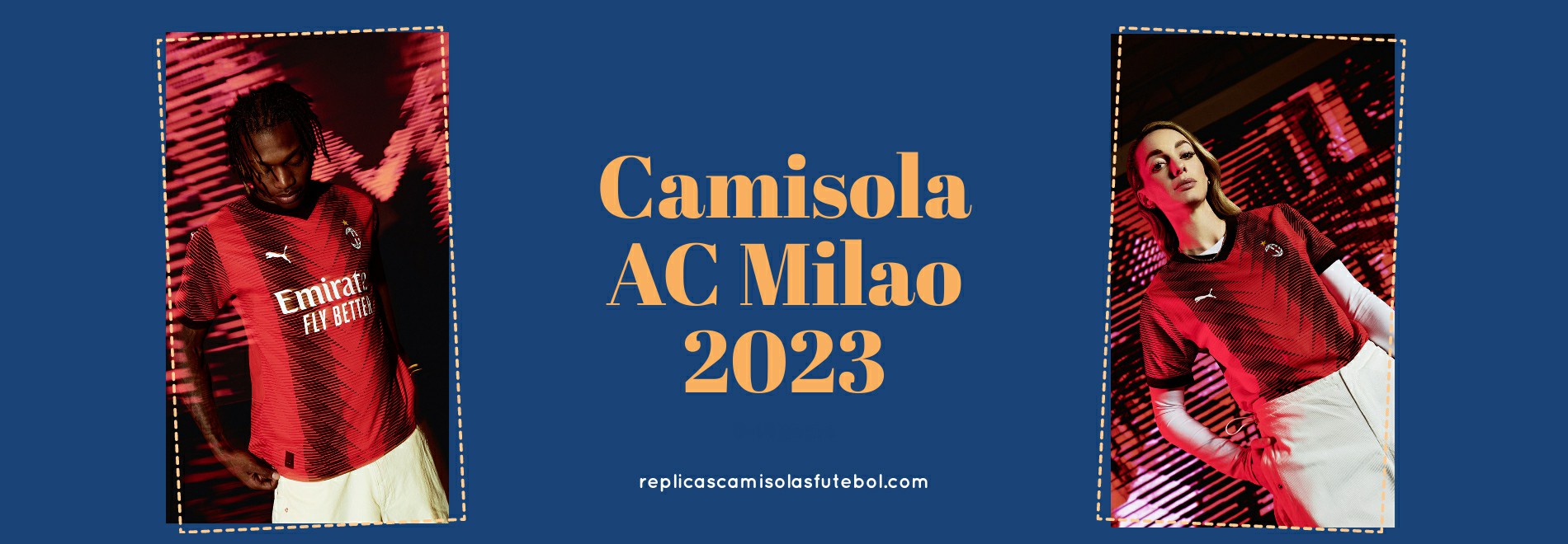 Camisola AC Milao 2023-2024