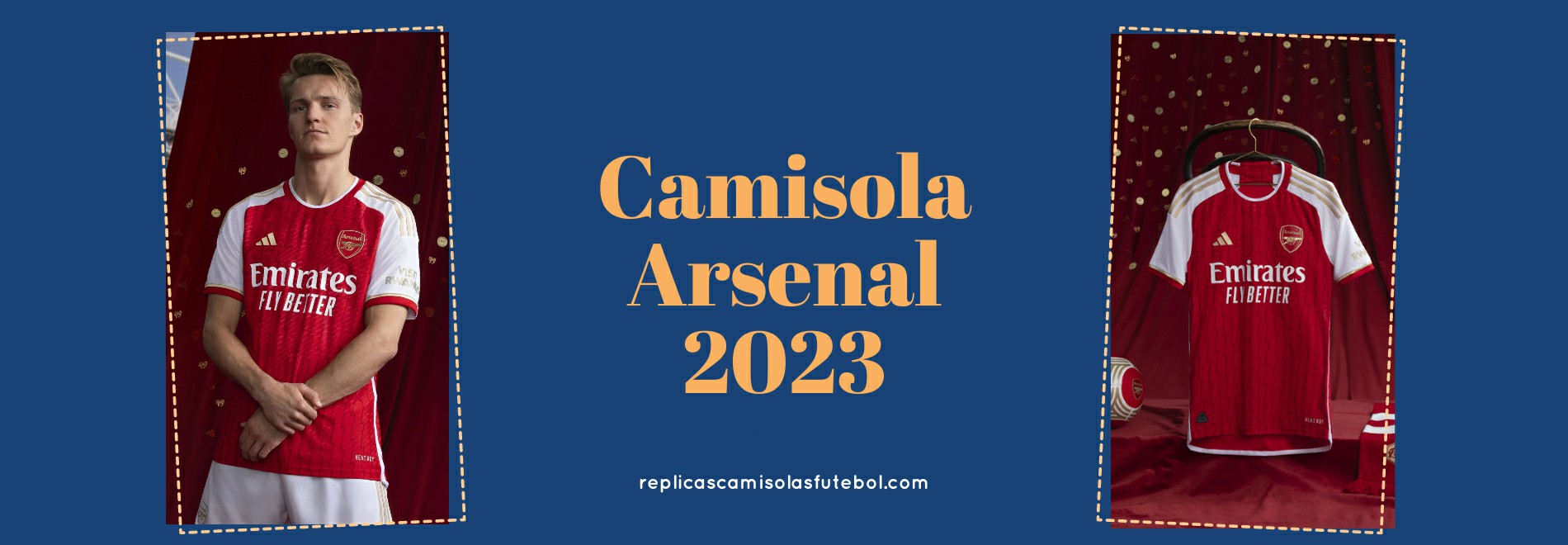 Camisola Arsenal 2023-2024