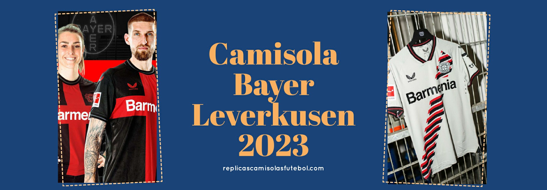Camisola Bayer Leverkusen 2023-2024