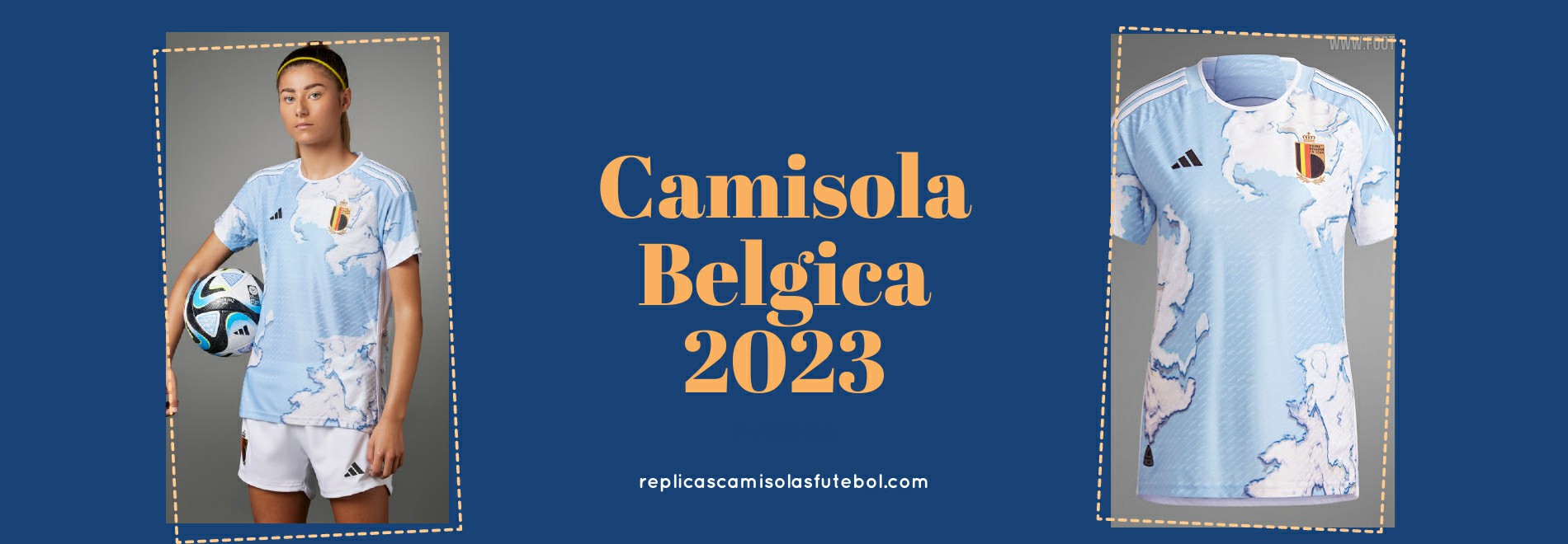 Camisola Belgica 2023-2024
