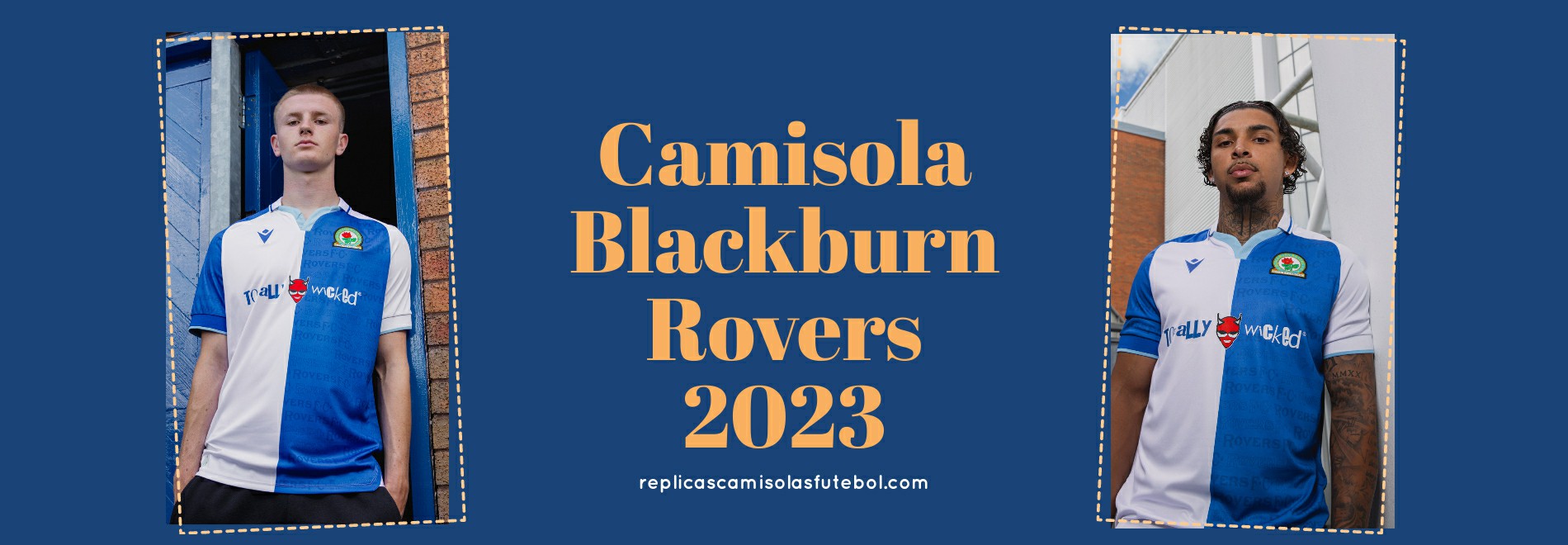 Camisola Blackburn Rovers 2023-2024