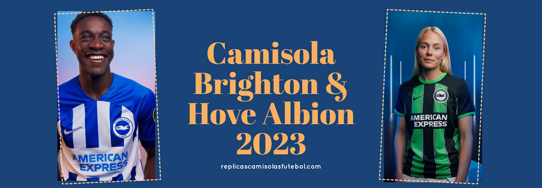 Camisola Brighton & Hove Albion 2023-2024