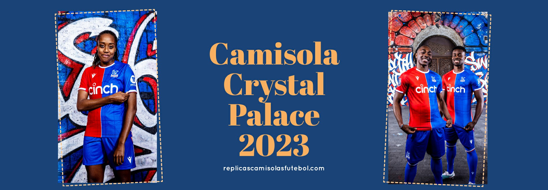 Camisola Crystal Palace 2023-2024