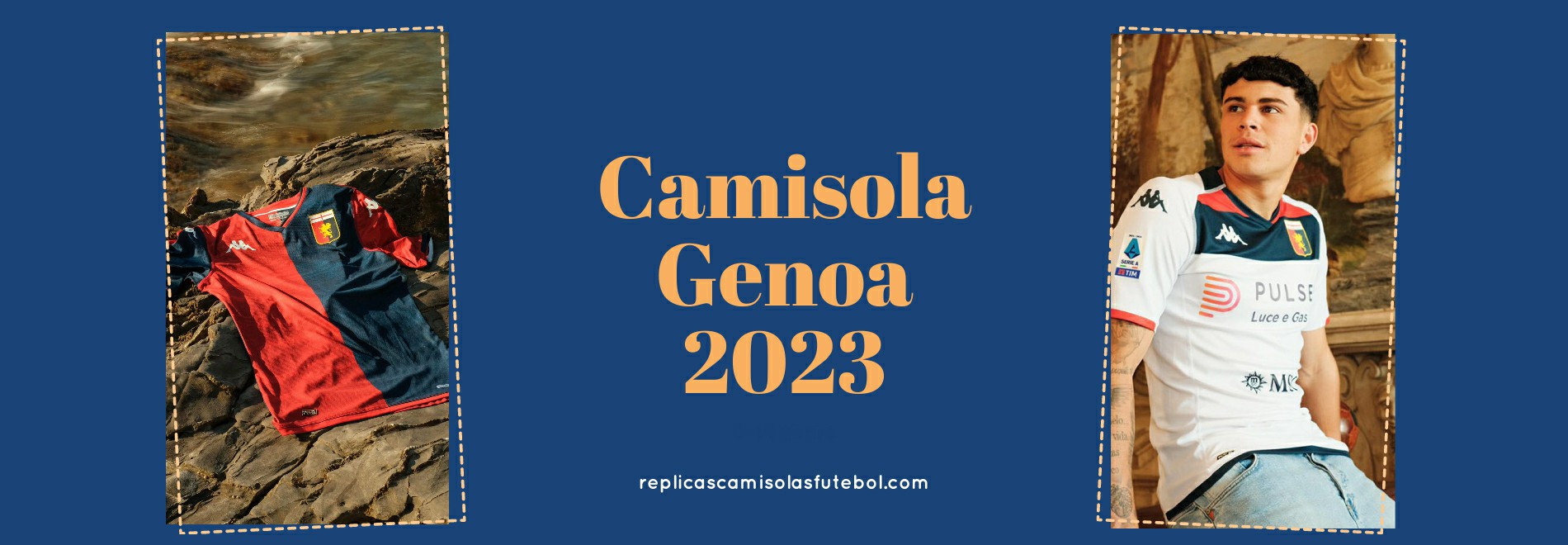 Camisola Genoa 2023-2024