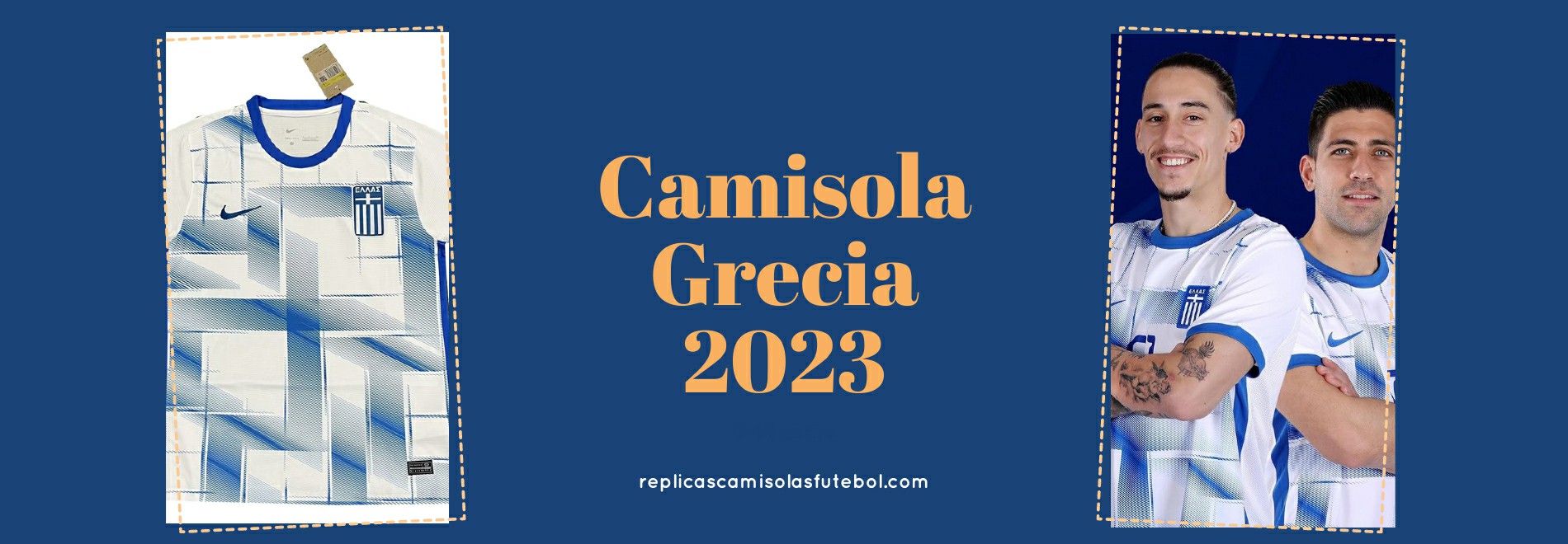 Camisola Grecia 2023-2024