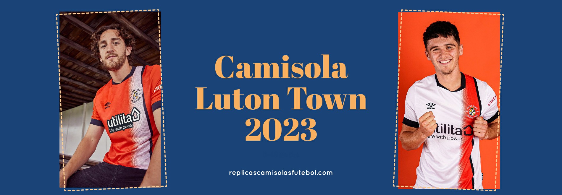 Camisola Luton Town 2023-2024