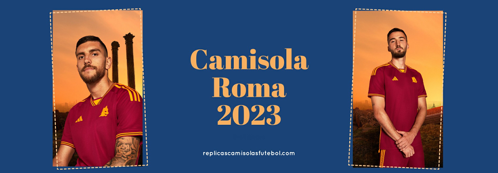 Camisola Roma 2023-2024