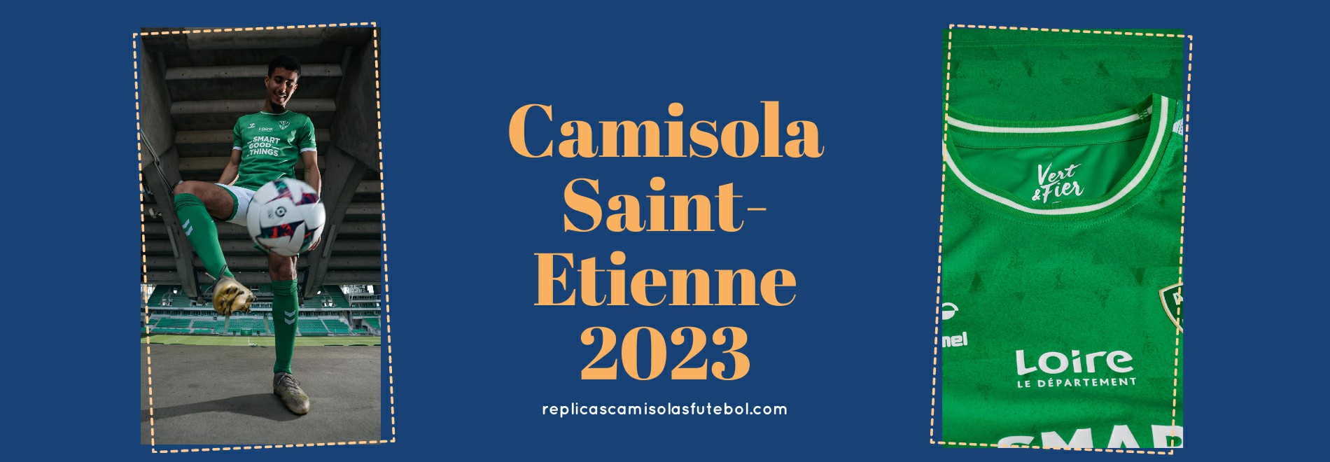 Camisola Saint-Etienne 2023-2024