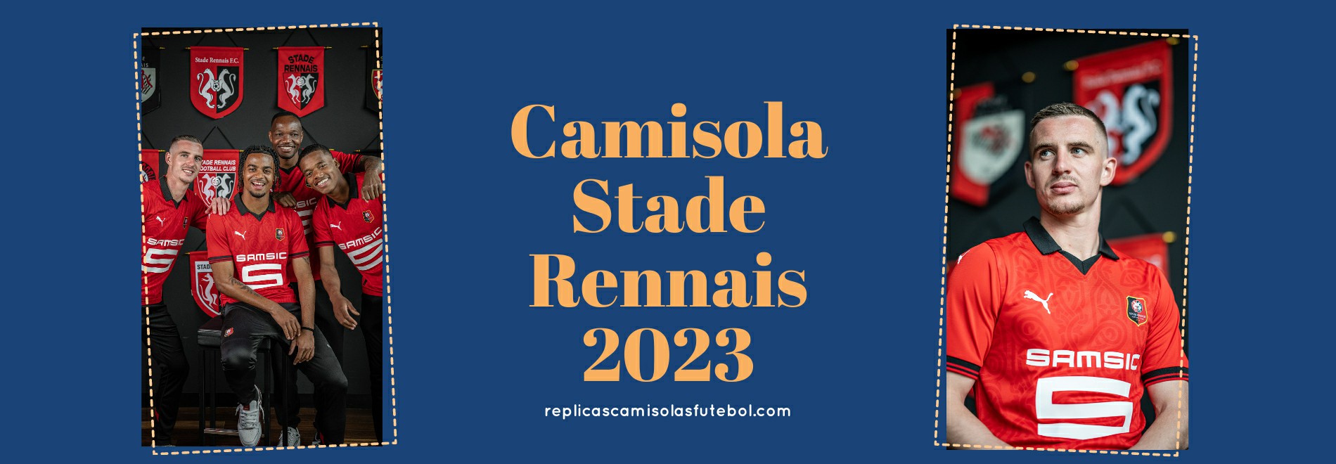 Camisola Stade Rennais 2023-2024