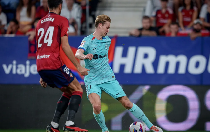 Osasuna - camisola do Barcelona: 1-2